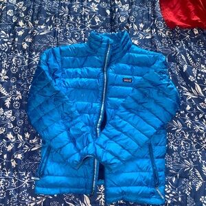 Patagonia Women's Bright Blue Puffer Jacket
